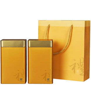 茶叶罐铁罐高级感半斤一斤装通用白茶绿茶古树红茶包装盒空礼盒装