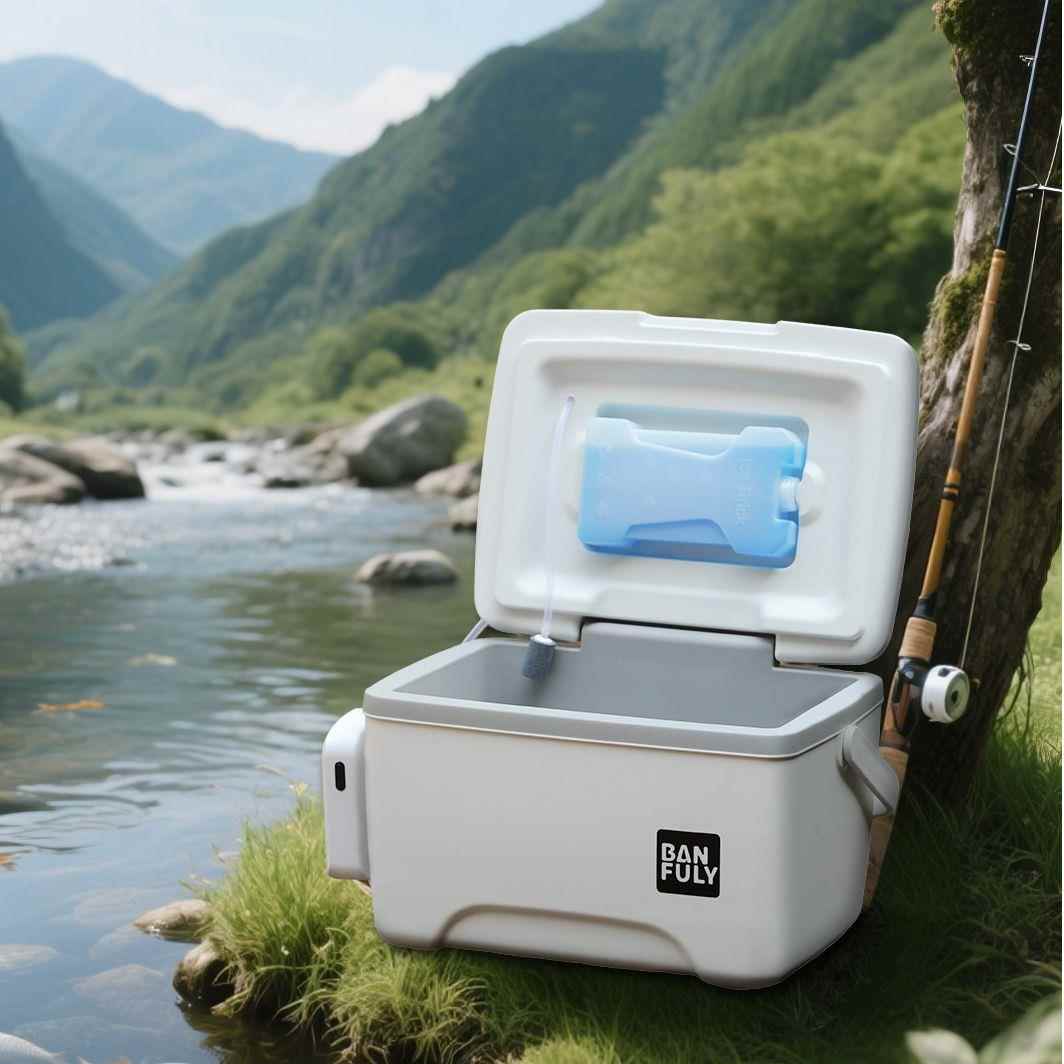 活饵箱小型虾箱钓鱼专用多功能车载保温箱钓鱼桶养虾河边抓鱼桶