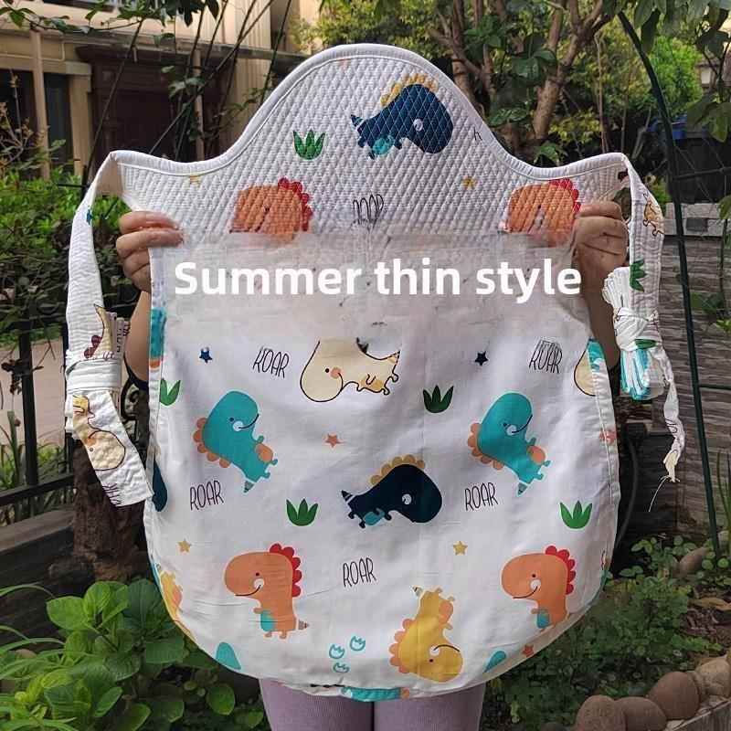 传统老式婴儿宝宝背带袋前抱后背式夏季薄款云南贵州棉布背娃背扇