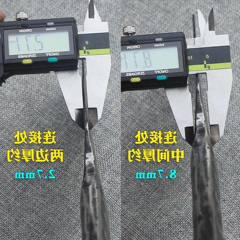 手工锻打砖刀双面圆头泥刀全钢铁匠砖刀泥工工具砌墙刀瓦刀切砖刀