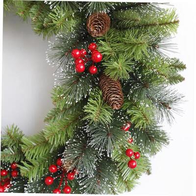 Christmas Decorative Garland Pine Needle Red Fruit Decorativ