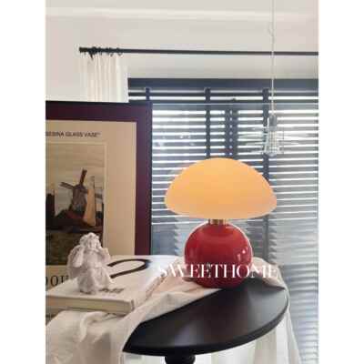SweetHome * 充电小蘑菇床头小夜台灯奶油风装饰礼物结婚长明灯