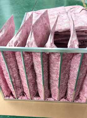 中效式过器F7玻过滤袋铝框耐高温过滤袋纤工NNV业袋除滤尘袋过滤