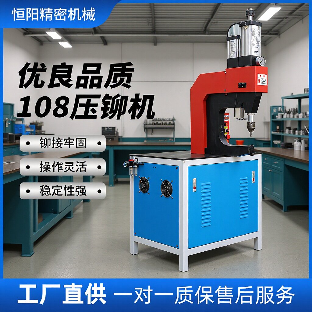 108半自动压铆机立式五金配件铆钉机气动压铆铆接机设备