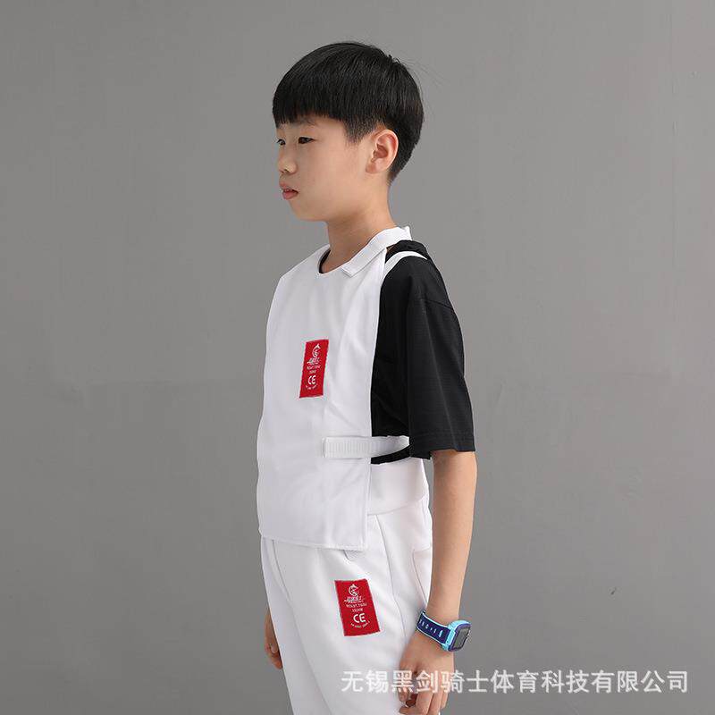 击剑背心剑服装马甲儿童成人训练服 CE350N加厚防刺装备击剑器材