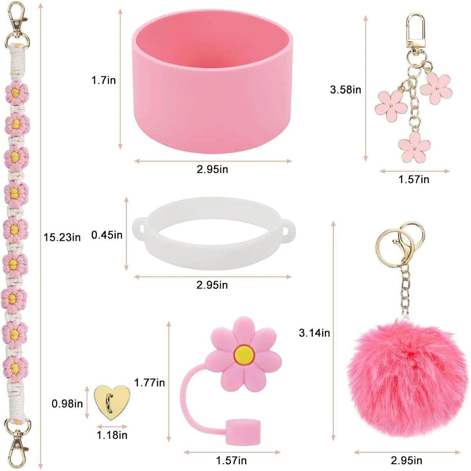7pcs Cup Accessories Set for Stanley Including Handle Strap,
