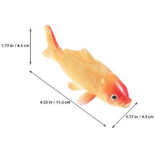 2pcs Simulated Koi Fish Model Decorative Fake Fish Aquarium