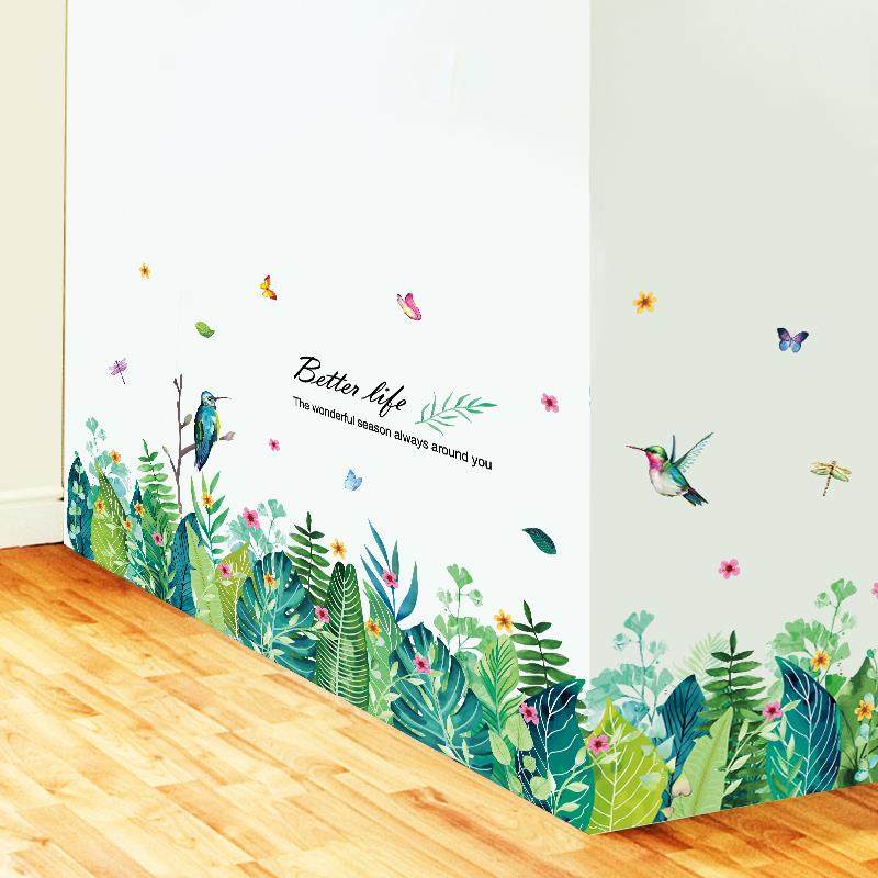 墙角踢脚线墙贴纸遮丑装饰画遮瑕疵遮挡墙面客厅走廊楼道墙纸自粘,家居饰品,软装墙贴,淘宝优惠券,粉丝福利购,淘宝优惠卷