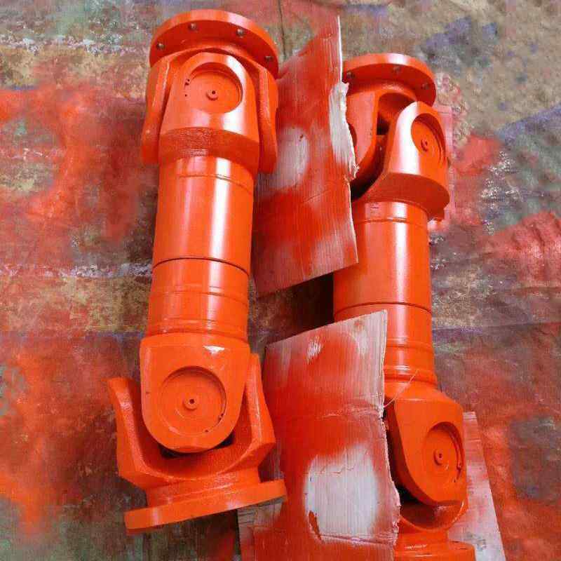 swc十字轴式万向轴带伸缩联轴器叉头式传动轴传动件生产齿轮轴承