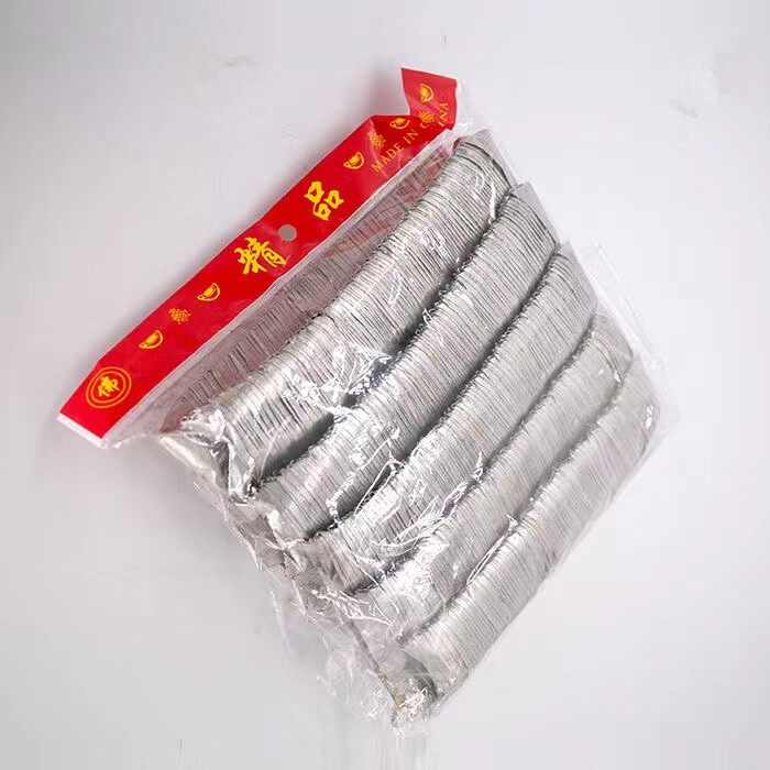 锡箔元宝金银1000只绍兴元宝手工折成品烧纸钱特黄灰锡箔包云