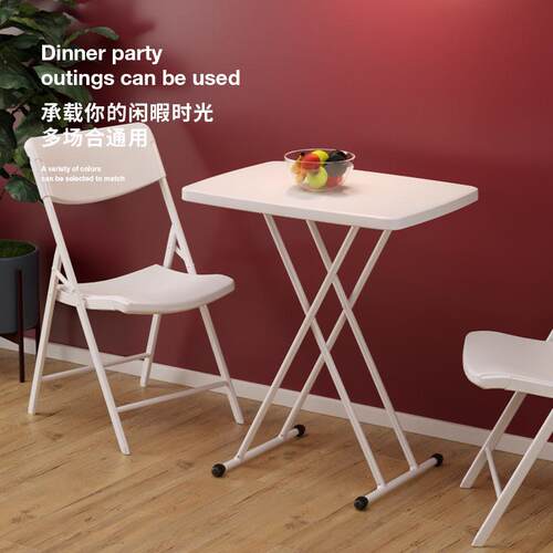 可折叠桌家用餐桌简易学生小方桌饭桌租房宿舍小户型吃饭学习桌子