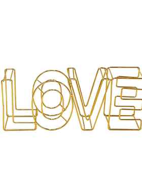 厂家直销创意情人节铁艺摆件LOVE铁线装饰卧室客厅饰品酒吧小礼品