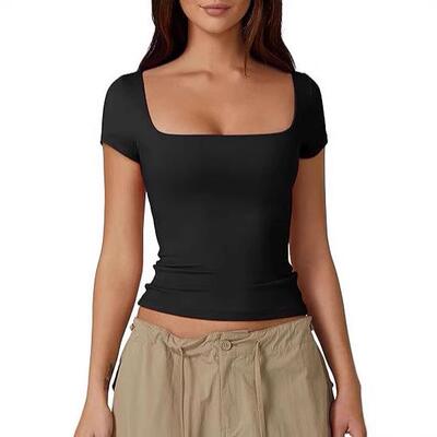 Women Color Tee Casual Sleeve shirt Summer Ladies Clothes