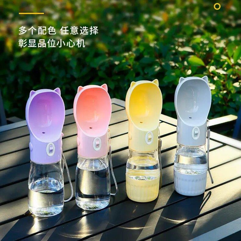 狗狗外出水壶可携式水杯宠物饮水器喂水粮户外遛狗喝水随行杯用品