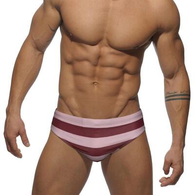 Q 13425 Striped Men's Swimwear 士条纹泳裤