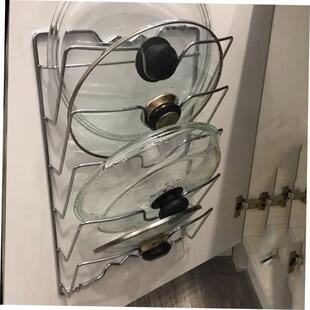 KitchenStorage Stainless rack锅盖收纳层 Plates Lid Steel Pot
