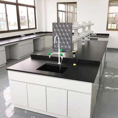 实验家具钢木中央室PP全实钢验台边台台操作台WS-ZYT-0工作台学校