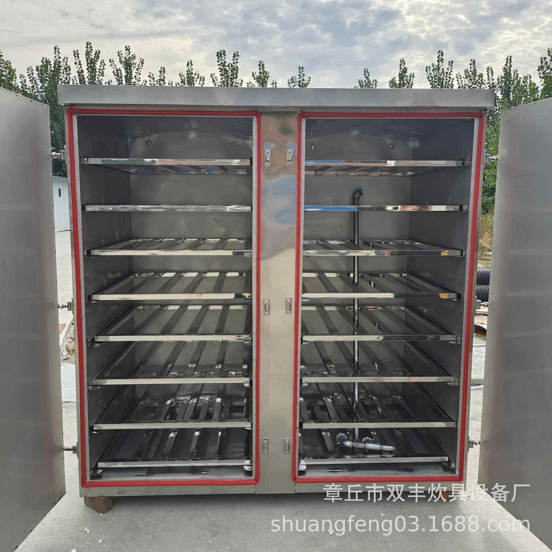 72盘不锈钢馒头蒸柜米饭蒸柜食堂米饭蒸箱电蒸柜馒头蒸房