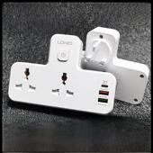 Ldnio英国标准多功能家用插板USB插座英国标准插板多孔无线转换器