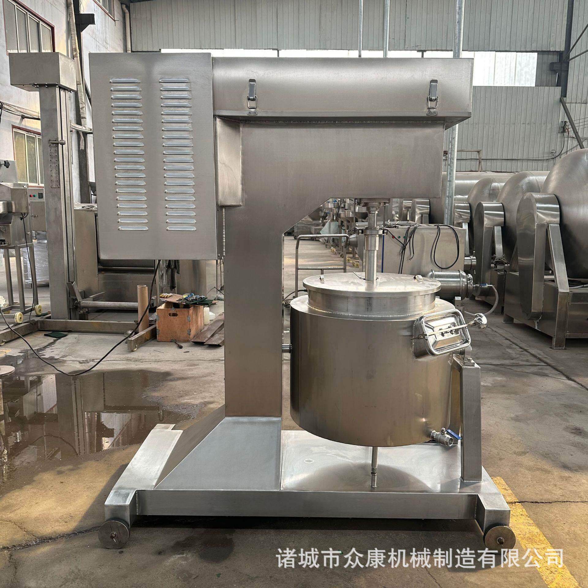 鸡肉打糜机鸡肉丸牛肉丸加工设备变频调速贡丸打浆机鱼糜加工设备