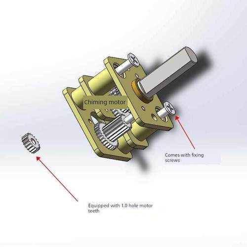 JGA12齿轮减速箱 12变速器 12GAN20电机 12GAN30减速电机金属牙箱