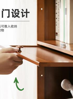 书书柜带置物架柜门储物架物柜一体2212DMZW格子柜展示柜落地多层