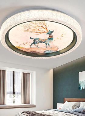 卧室灯2025年款网leHS-04170d吸顶灯现代大简约气红客厅灯主卧房