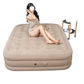 双人床单人自动充气家用露营折叠户外加厚气垫加高床便携式 打地铺