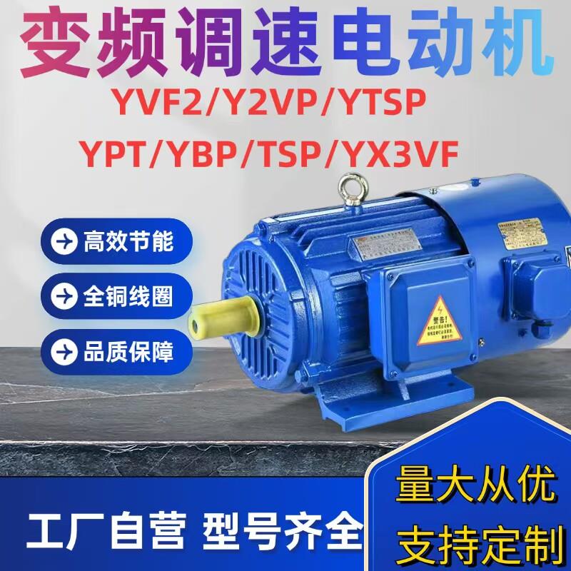 变频调速三相异步电动机 YVP/YVF2系列 F级绝缘 卧式安装
