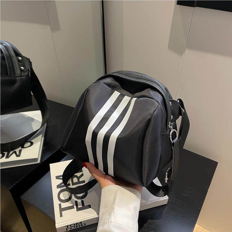 夏季条纹龙布乌龟NUN包尼潮壳包潮流斜挎包休闲大容量贝休闲小包