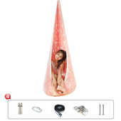 户外吊秋千led气垫椅懒人庭院带童发光带椅吊椅充灯儿吊床室内