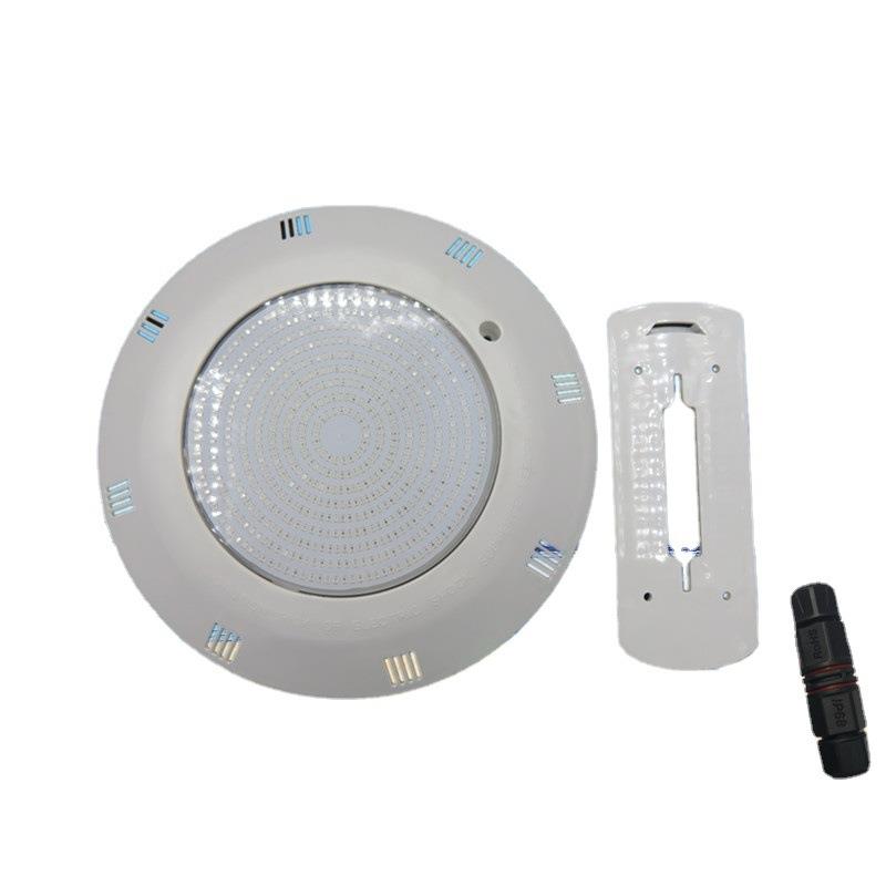 厂家销售LED全灌胶水底灯平面壁挂式LED18W七彩泳池灯喷泉灯超亮