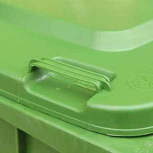 240L塑料环卫垃圾桶 加厚大号翻盖公园小区开发商分类商用垃圾桶