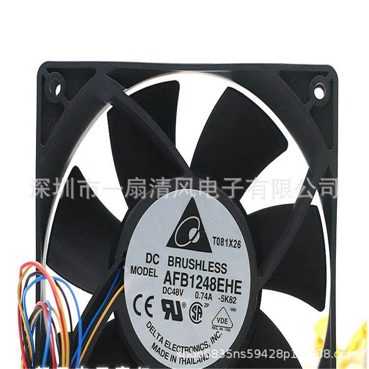原装台达DELTA AFB1248EHE 12038 48V 0.74A PWM调速大风量 风扇