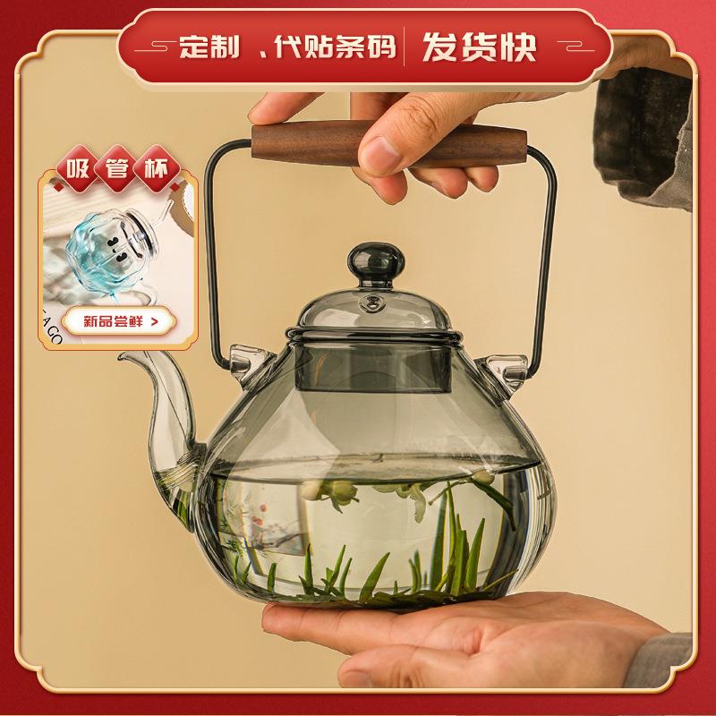 用电茶壶水壶全煮茶玻璃陶高温沏茶煮水提梁泡茶烧水炉提梁速热