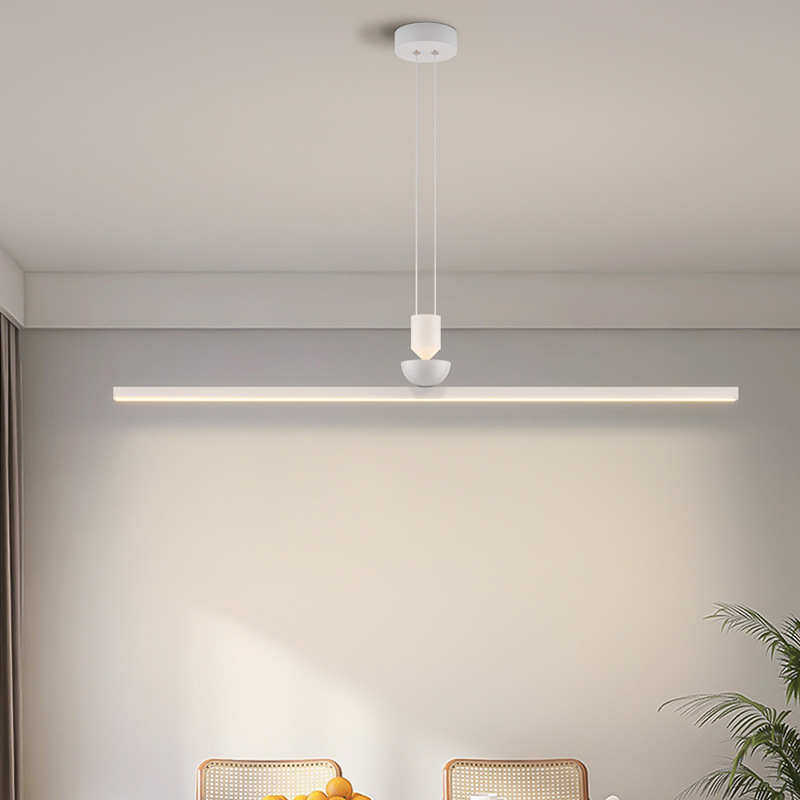 北欧极简一字餐厅吊灯现代简约设计师艺术长条餐桌灯客厅led吊灯,家装灯饰光源,客厅吊灯,淘宝优惠券,粉丝福利购,淘宝优惠卷