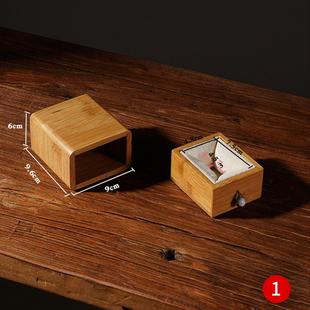 高档竹盒定制礼品包装小木盒饰档玉文玩核桃印章首生日器礼品高收