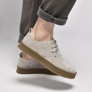 男款 潮流百搭翻毛真皮板韩鞋 鞋 版 英伦春2秋 205新潮男休闲皮鞋 正品