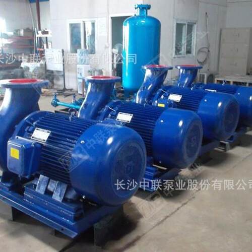 长沙中联泵业ISW100-250单级离心泵价格 加压泵单级清水泵 水泵选