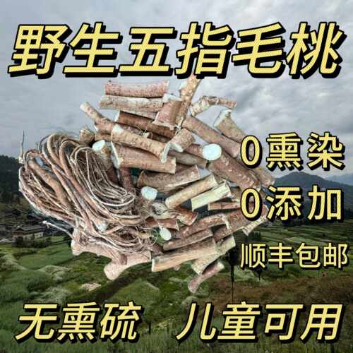 野生五指毛桃新货五爪龙纯野生五指牛奶煲汤根段干货味道浓郁毛桃