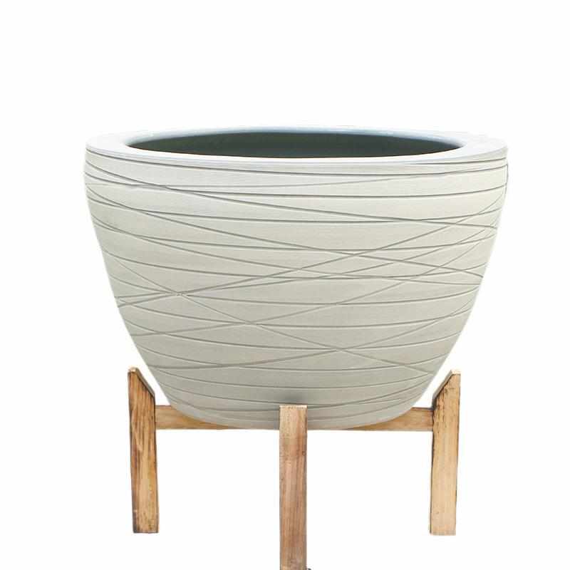 景德镇加高陶瓷鱼缸古法鱼缸客厅阳台落地睡莲荷花缸大水缸特大号