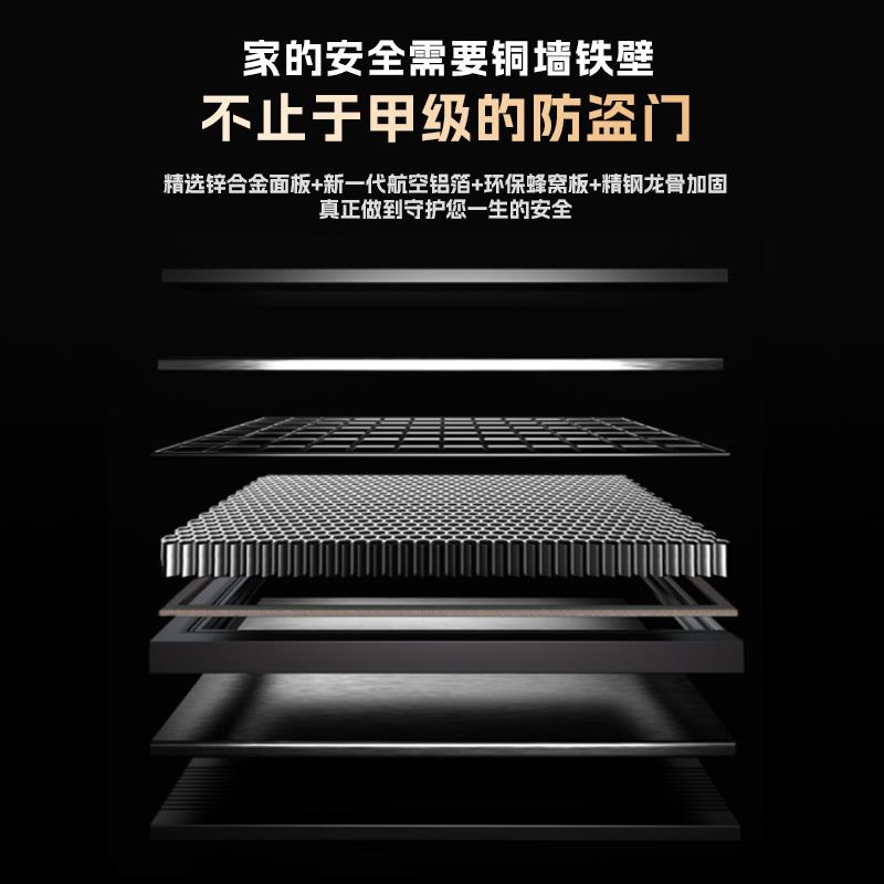 欧蒂尚入户门防盗门进户门家用甲级单开 门带智能锁一体安全门大