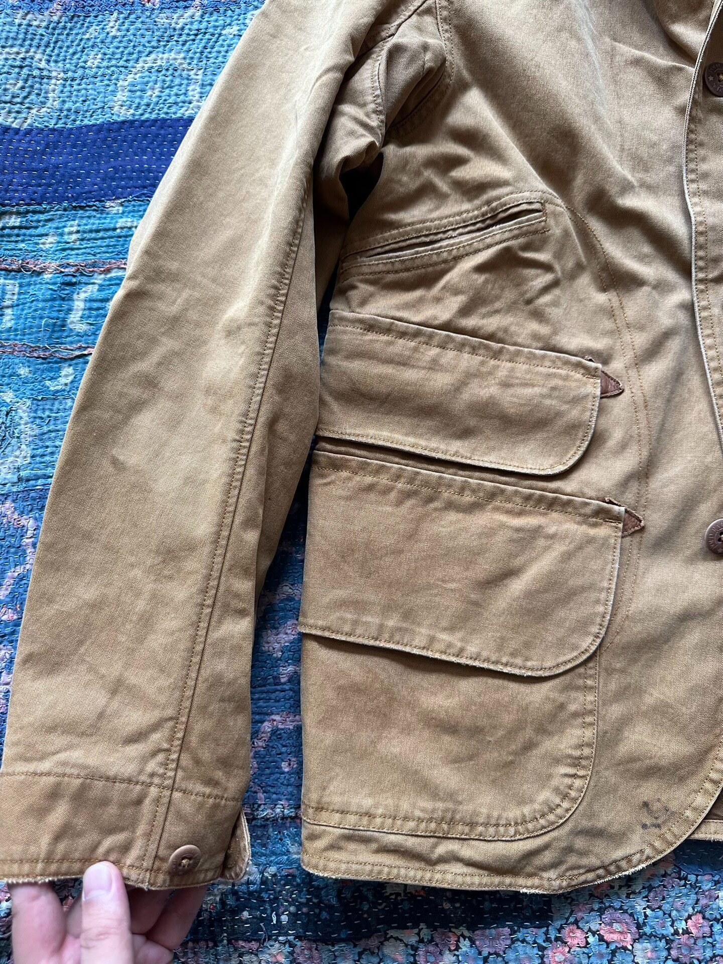 Polo Ralph Lauren Khaki Hunting Jacket — label