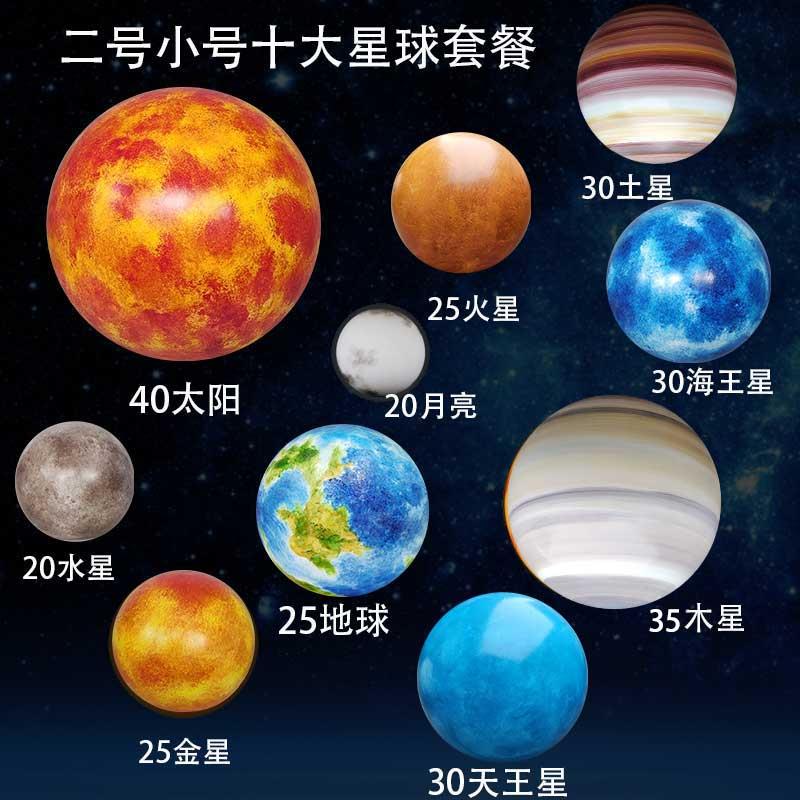 创意儿童房流浪星球幼儿园月球火星地球游乐场八大行星套餐星球灯