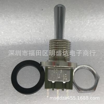 NKK进口摇臂关开M-201B3L/B-C4BMABB2013B23W01钮子关3脚开防水圈