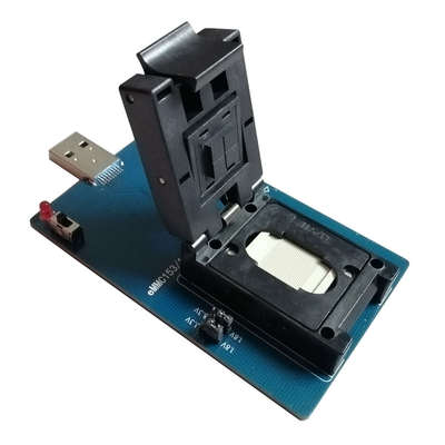 eMMC153/169转USB3.1测试座 读取座 BGA153烧录座 手机字库编程器
