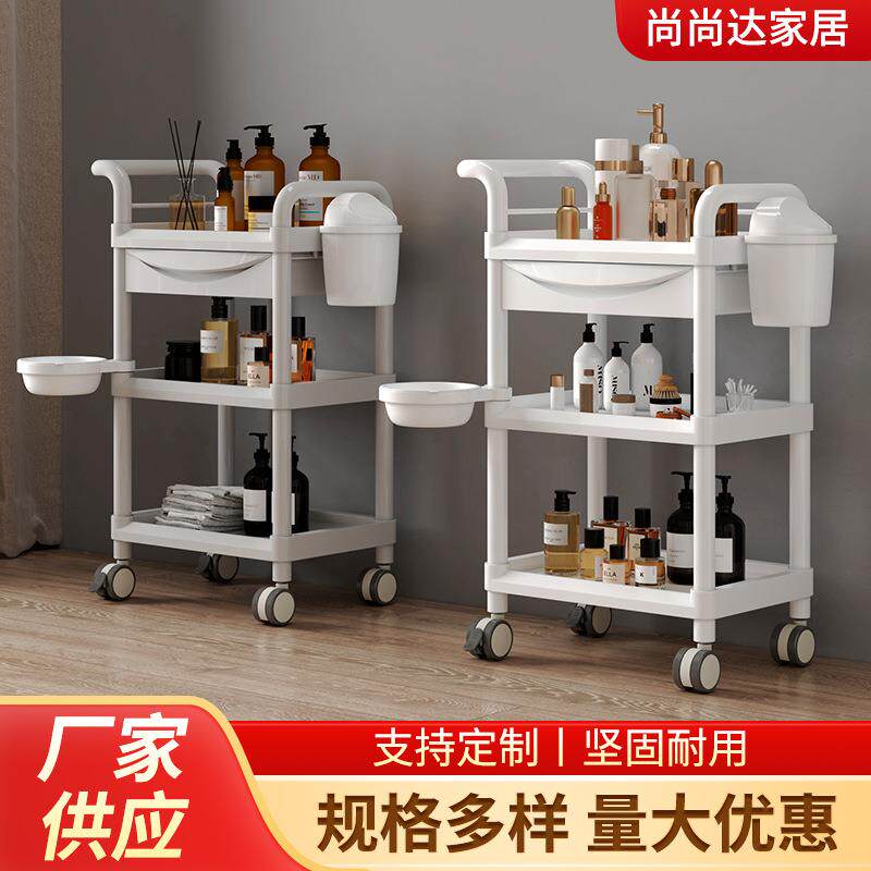多功能美容工具收纳小推车 美捷美发店工具收纳置物推车可移动