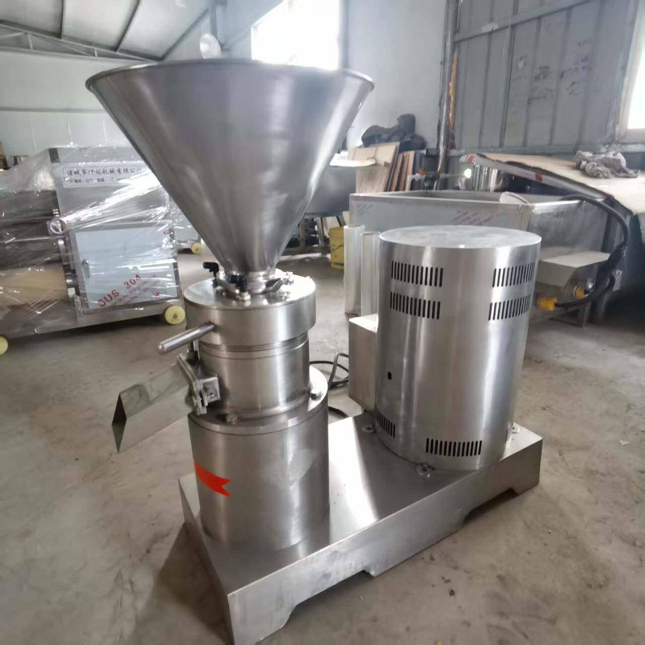不锈钢小型米糊芝麻辣椒研磨机 磨酱机骨泥机磨浆机