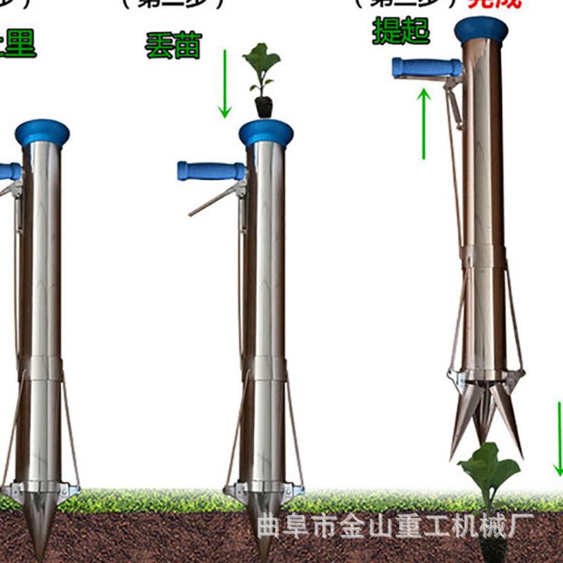 多功能青菜苗移栽器红薯苗栽苗机加厚型茄子移栽机