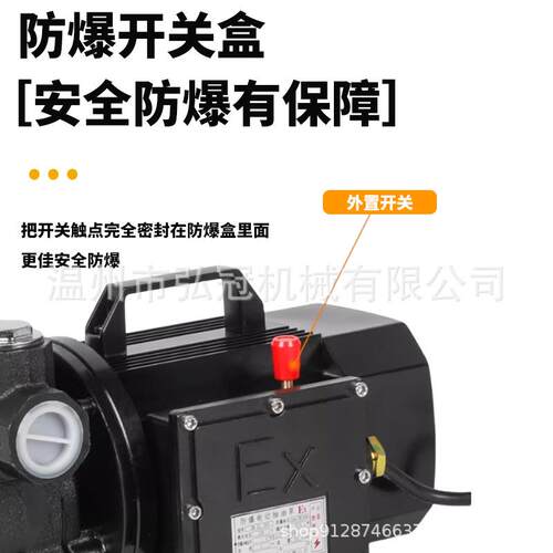 汽油防爆无刷静音抽油泵12V2220V车载加油机导油泵大流量自吸甲醇